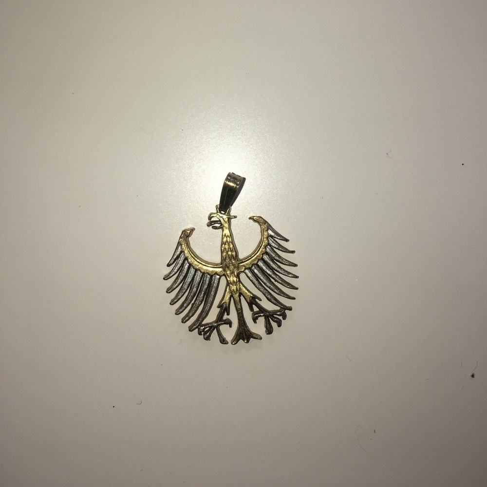 vintage german eagle pendent no chain